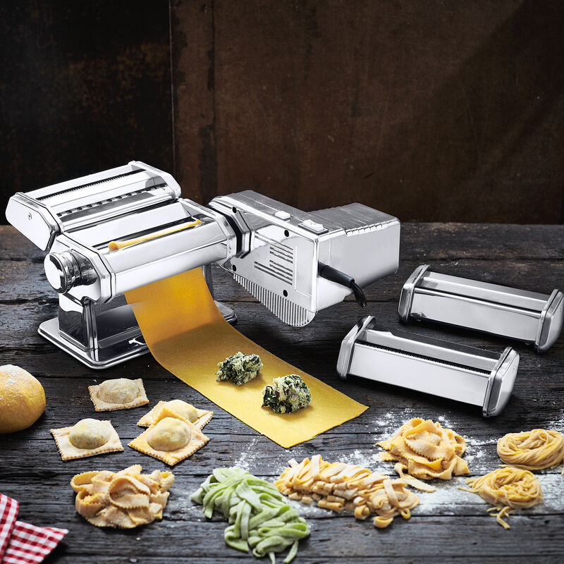 5-tlg Nudelmaschinen-Set: Schnell kstliche frische Pasta selber machen Bild 2