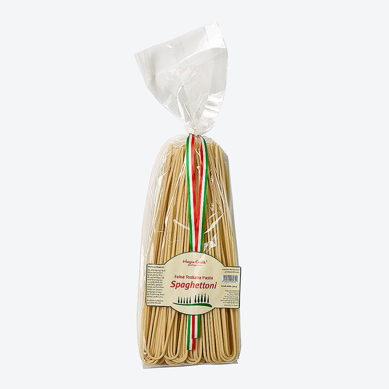 Traditionelle Toskana-Bronzepasta: Spaghettoni