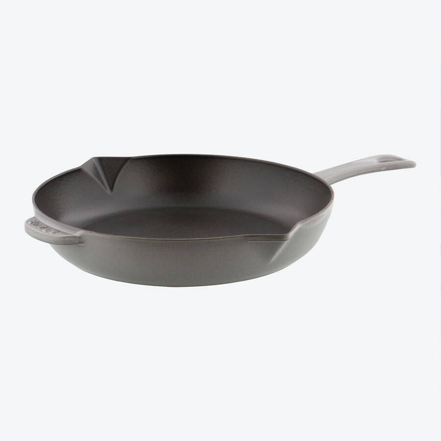  Franzsisches Staub  Guss-Bratpfanne rund
