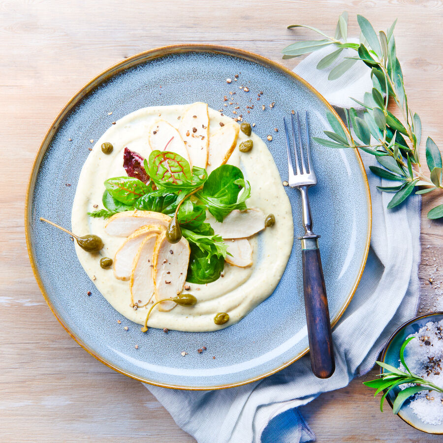  Geflgelbrust mit Thunfischsauce Pollo tonnato alla siciliana   