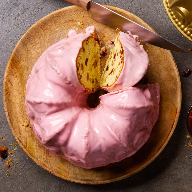   Glühwein-Kuchen Backform Lilienblüte