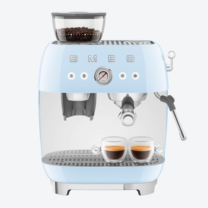 SMEG-Siebtrgermaschine mit Kaffeemhle, Espressomaschine Bild 2