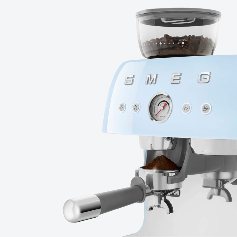 SMEG-Siebtrgermaschine mit Kaffeemhle, Espressomaschine Bild 4