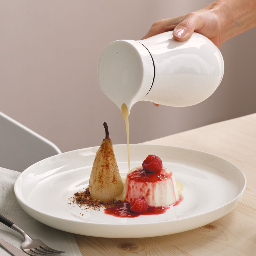 Doppelwand-Thermosaucire hlt lnger hei oder kalt, Soenkanne, doppelt isoliert, Saucenkrug Bild 2