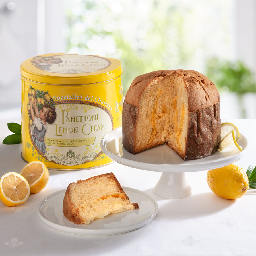 Italienische Osterspezialität: Panettone mit cremiger Zitronenfüllung ...