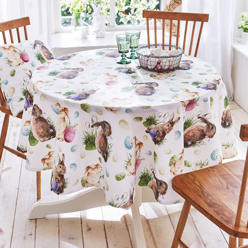 Tischdecke Hase: Farbenfroh, wirklichkeitsgetreu und äußerst robust Bild 3