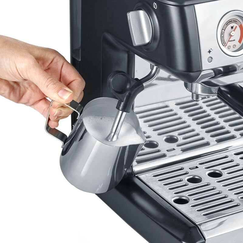 Design Siebträger-Espressomaschine mit Mahlwerk: für perfekte Kaffeekreationen Bild 3