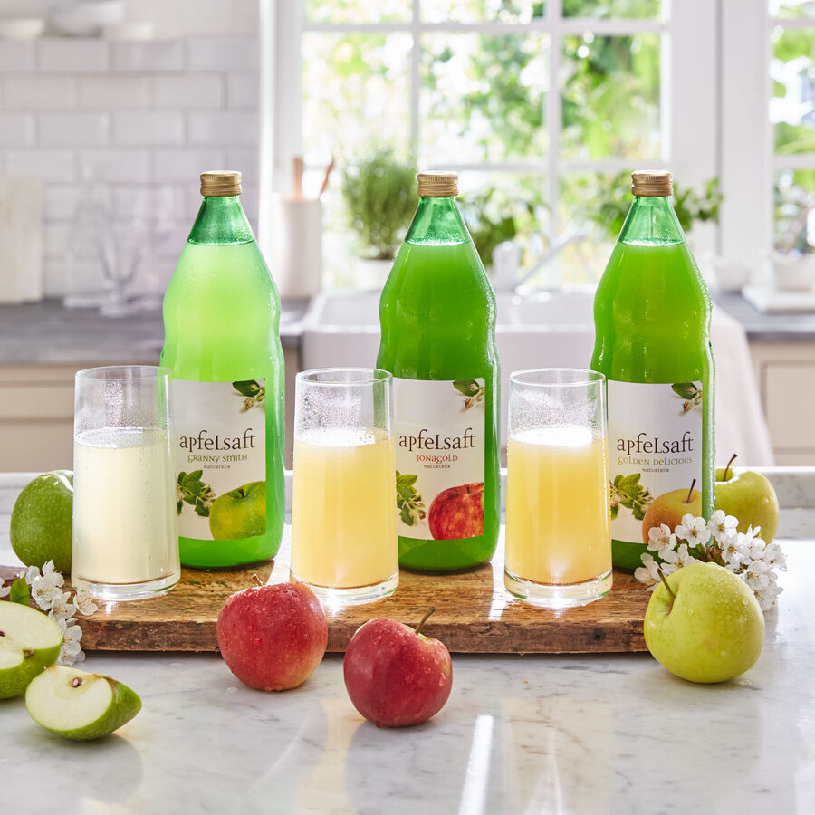Aus dem Kloster: Golden Delicious Apfelsaft, sortenrein, naturtrb, ungefiltert Bild 2