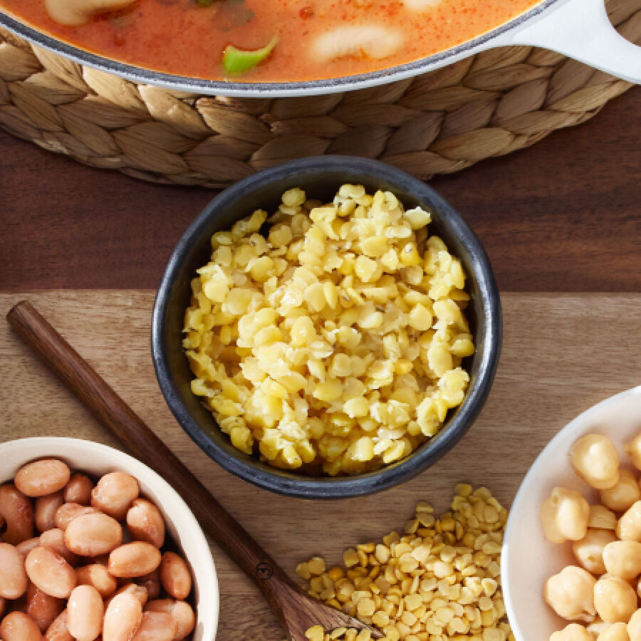 Fava-Erbsen: Klassiker der traditionellen, griechischen Küche, Gelbe ...