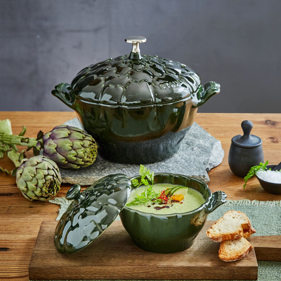 Keramik-Artischockentopf: Traditionsreiches Artischockengeschirr zum Kochen und Servieren Bild 2