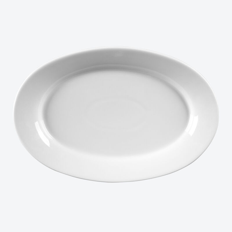 Servierplatte aus Porzellan: Ideal für Spargel, Gemüse, Fisch, Fleisch Bild 3