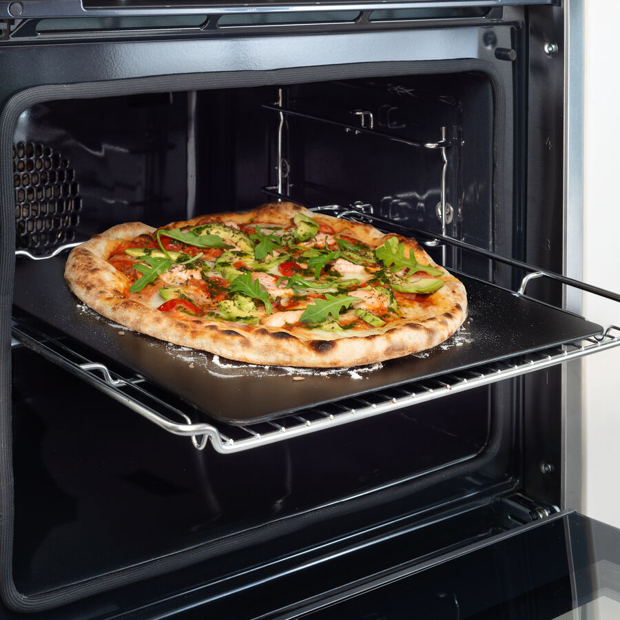 Hocheffektiver, eckiger Backstahl fr herrlich knuspriges Brot und Pizza Bild 2