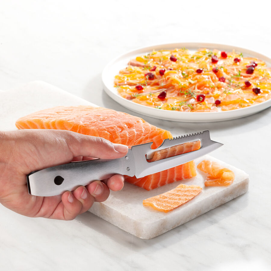 4-in-1-Fischmesser: Schneiden, filetieren, entgrten, entschuppen Bild 2