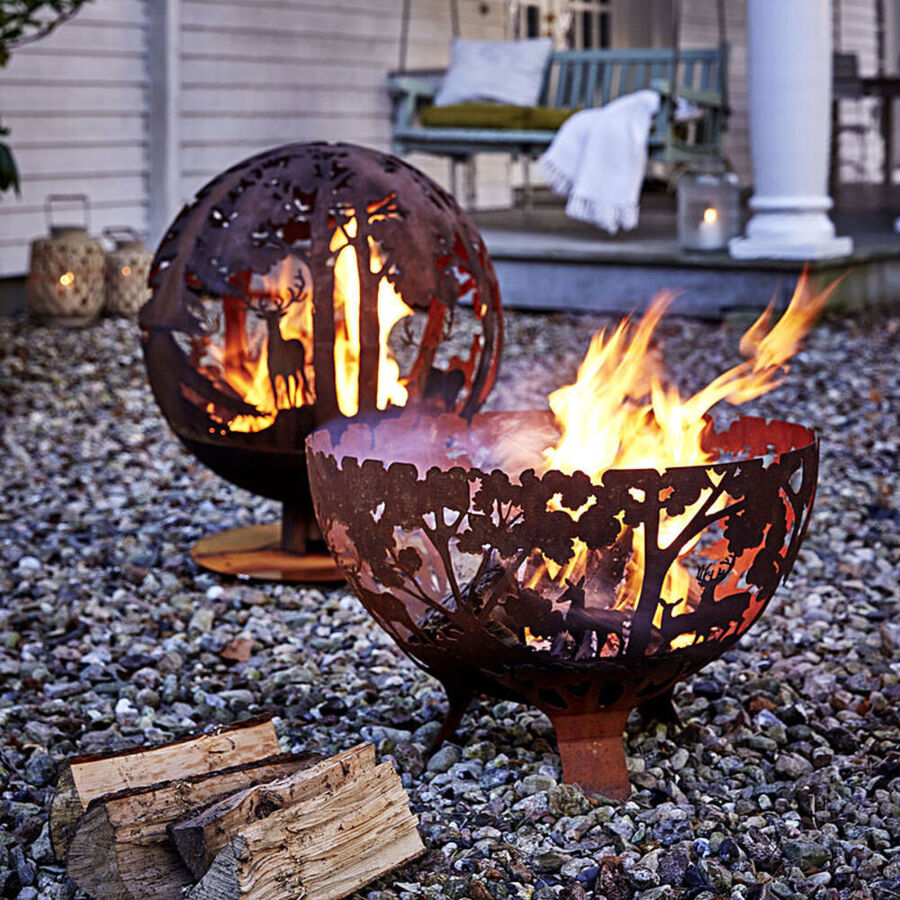 Dekorative Gartenskulptur Feuerkugel Hagen Grote Shop