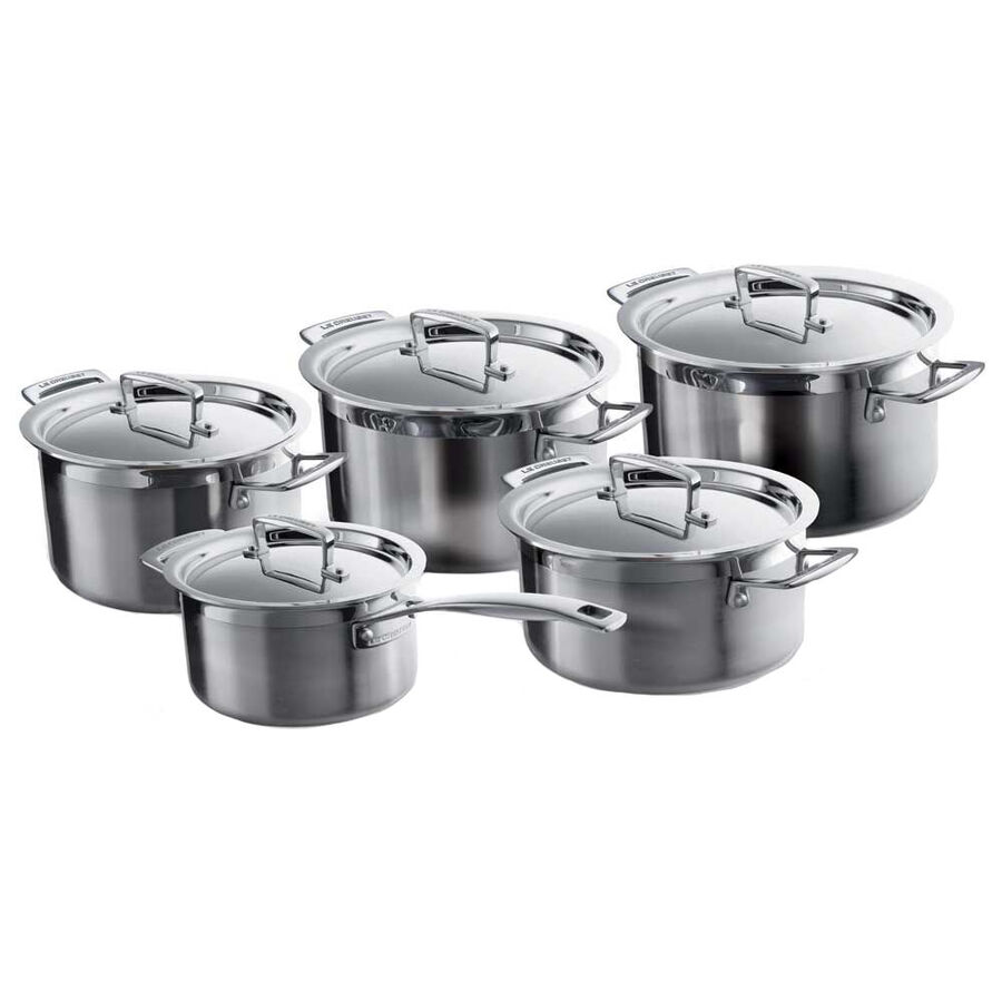 5-teiliges Set: Le Creuset Edelstahltöpfe - Hagen Grote Shop