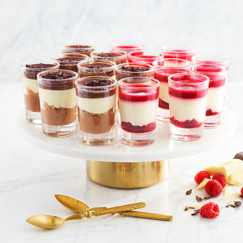 Schokoladenganache: Feinste Schicht-Desserts servierfertig im Glas Bild 2