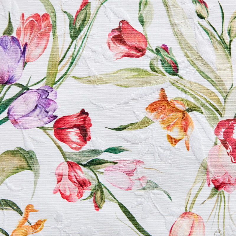 Tischlufer: Florale Matelass-Tischwsche mit hochwertigem Digitaldruck Bild 2