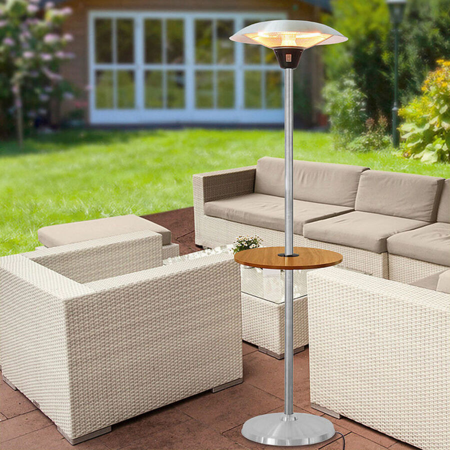 Infrarot-Terrassenheizer ohne Gas - punktgenaue Wärme draußen und