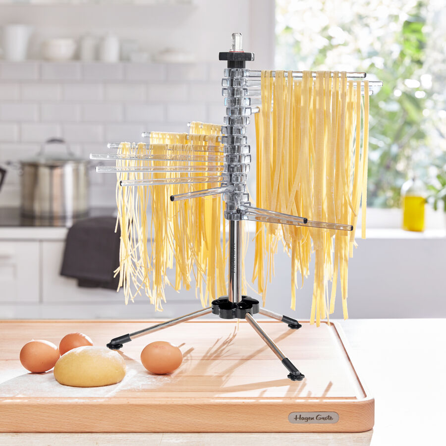 Faltbarer italienischer Nudeltrockner fr jede Menge frische Pasta,  Pastatrockner, Nudelstnder Bild 2