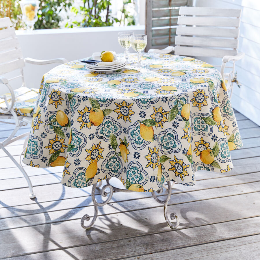 Gobelin-Tischdecke Zitrone bringt den Sommer auf den Tisch Bild 3