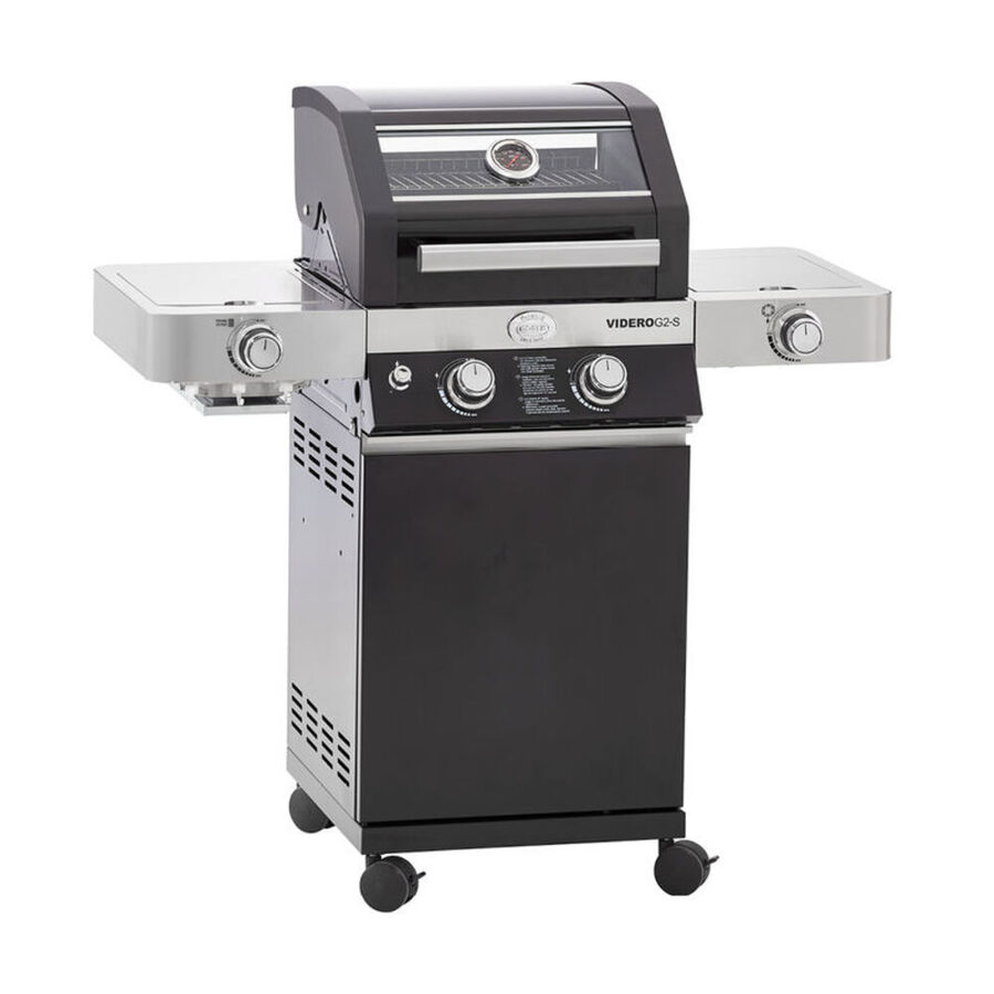 2Brenner HochleistungsGasgrill mit extra Steak Zone