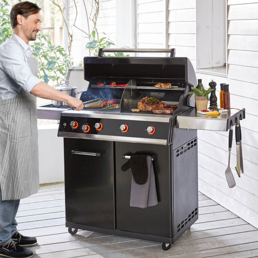 Patentierter BBQ Gasgrill: Outdoor-Profikche im XL-Format Bild 2