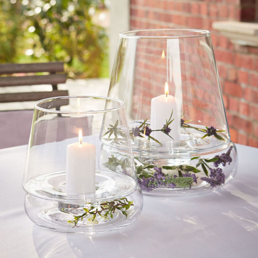 Zweiteiliges Glas Windlicht Fur Kreative Dekorationen Julia Grote Shop