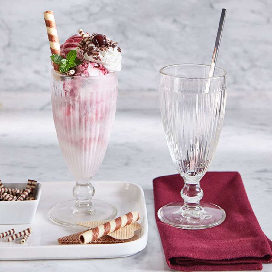 Stilvolle Extrahohe Glas Eisbecher Perfekt Fur Eiskaffee Zabaglione Desserts Hagen Grote Shop