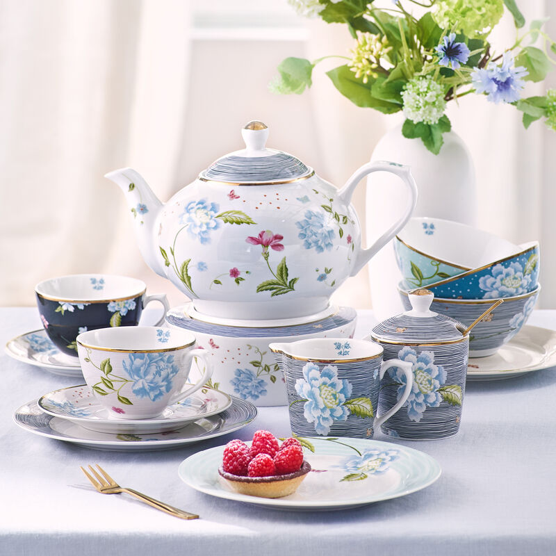 Teekanne zum floralen Mix & Match-Geschirr Bild 2