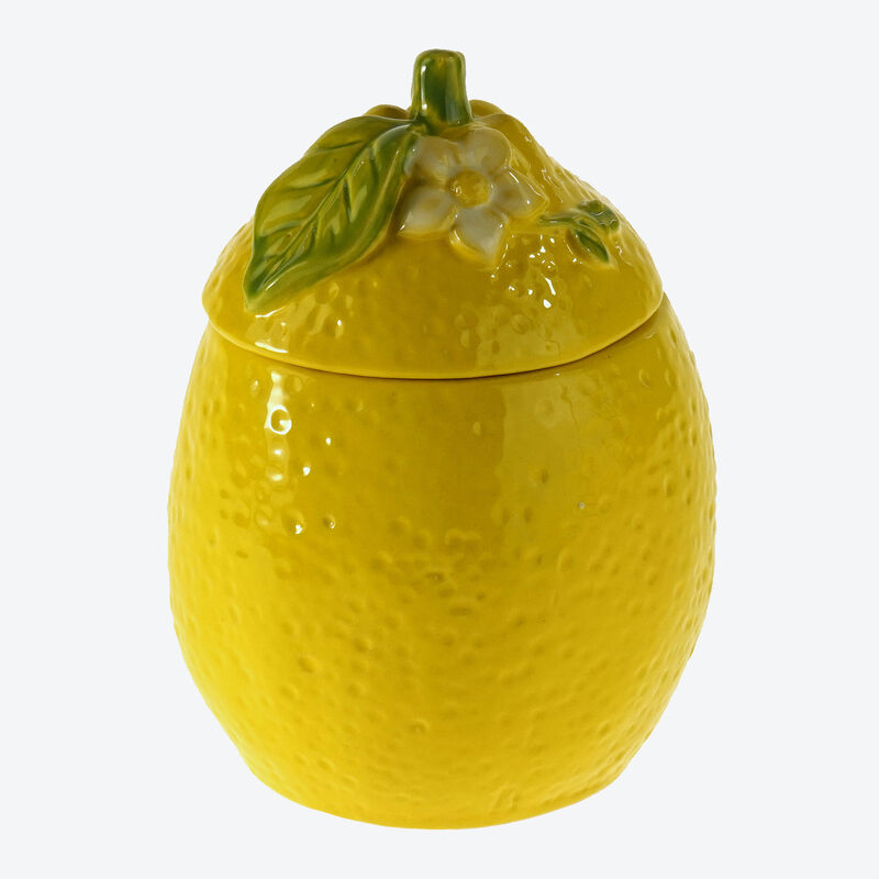 Keramik Zitronen-Dose Bild 2