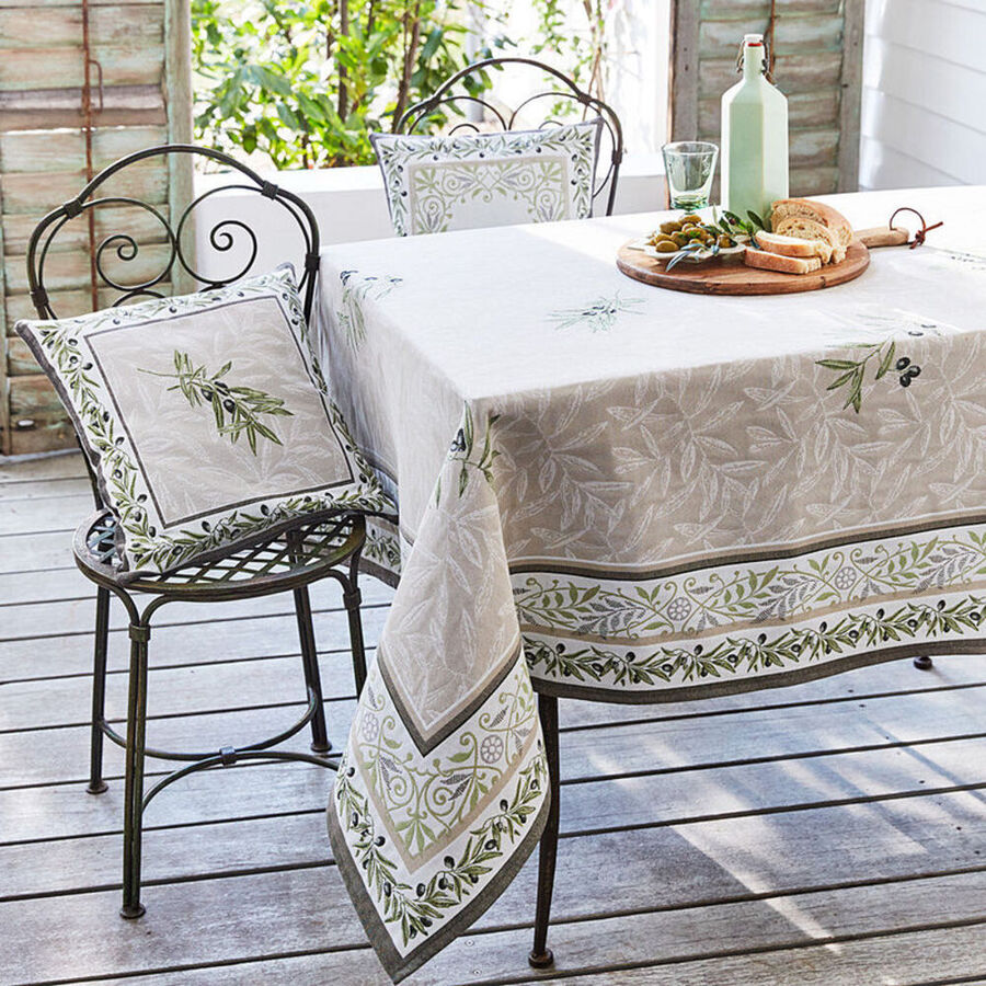 Tischdecken Zeitlos Schone Oliven Tischwasche Aus Der Provence
