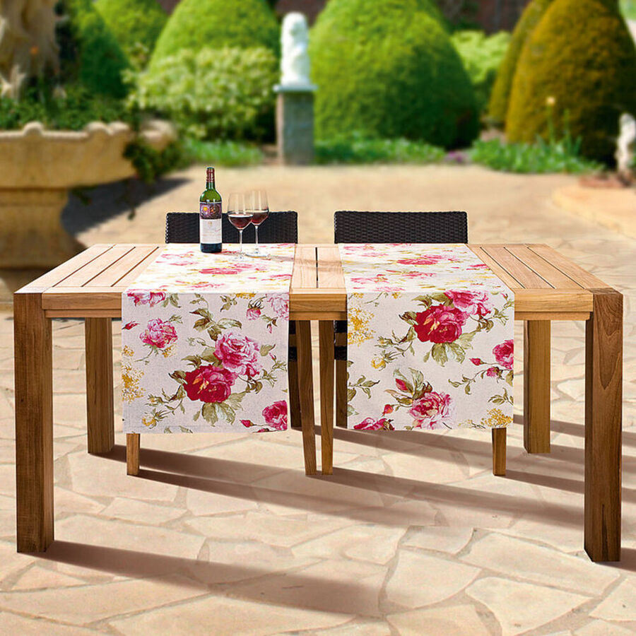Servietten: Romantische englische Rosenmotiv-Tischwsche Bild 2