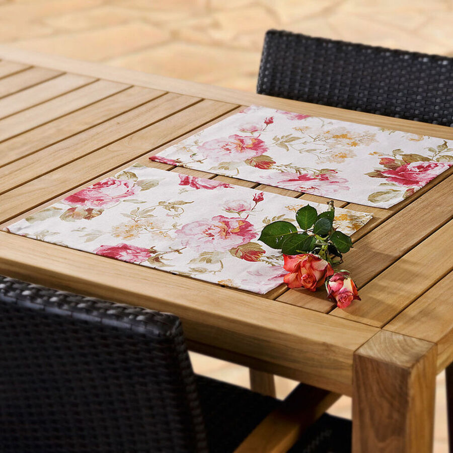 Servietten: Romantische englische Rosenmotiv-Tischwsche Bild 3