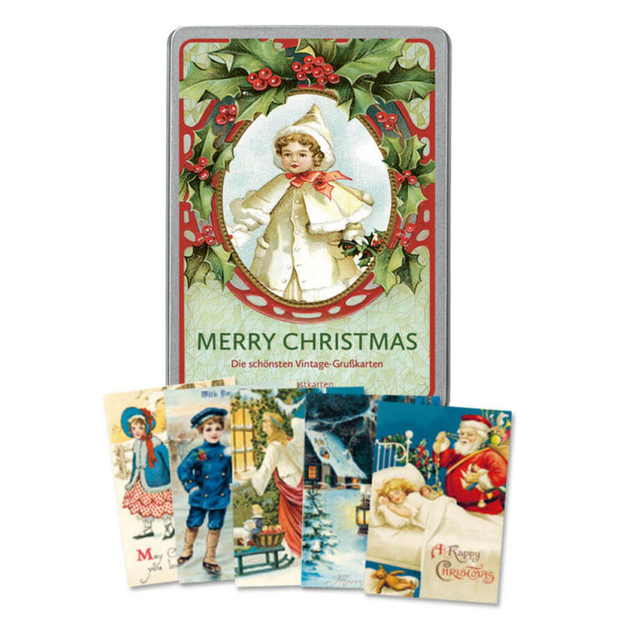 Nostalgische Weihnachtskarten für persönliche Grüße zum Fest - Julia 