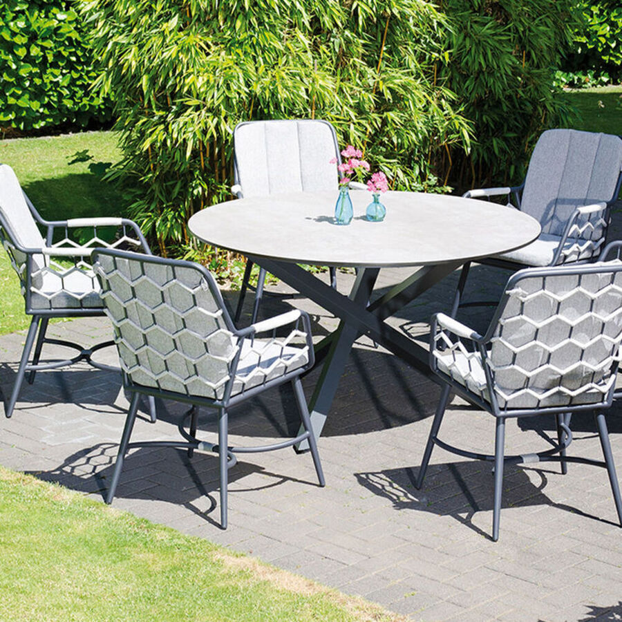 Langlebiger Aluminium-Gartenstuhl aus leichtem, innovativem Material