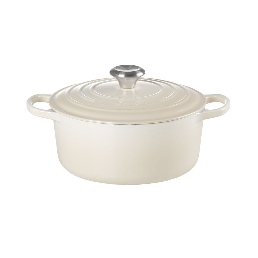 Le Creuset: Runder Bräter aus unverwüstlichem Gusseisen ...