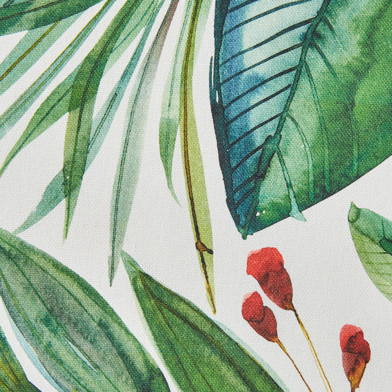 Ausdrucksstarker Tischläufer mit exotischen Tropenblättern Bild 2