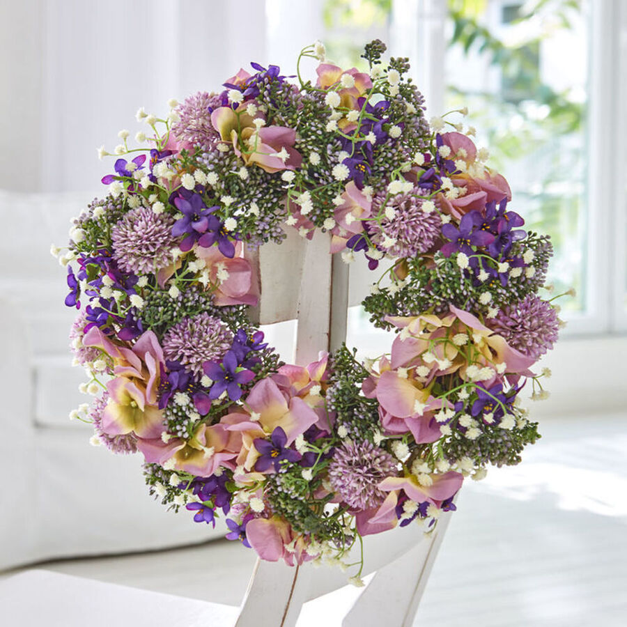 Lieblicher Blumenkranz mit Märzveilchen - Julia Grote Shop