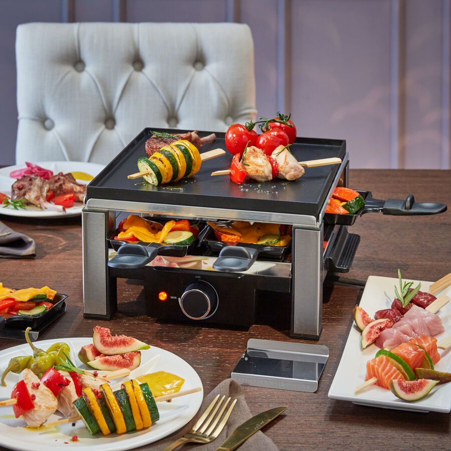 4-Personen-Raclette mit Gussgrill Bild 2