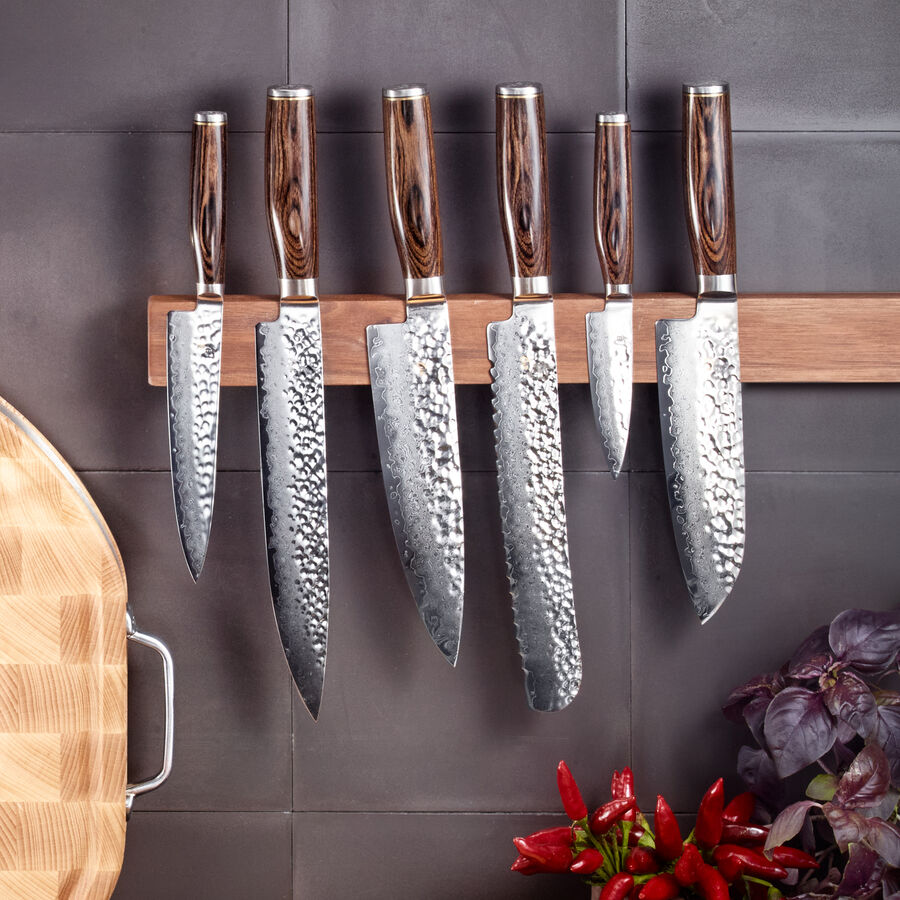 KAI Shun Premier Tim Mlzer: Handgeschmiedetes Damaszener Hammerschlag- Brotmesser Bild 2