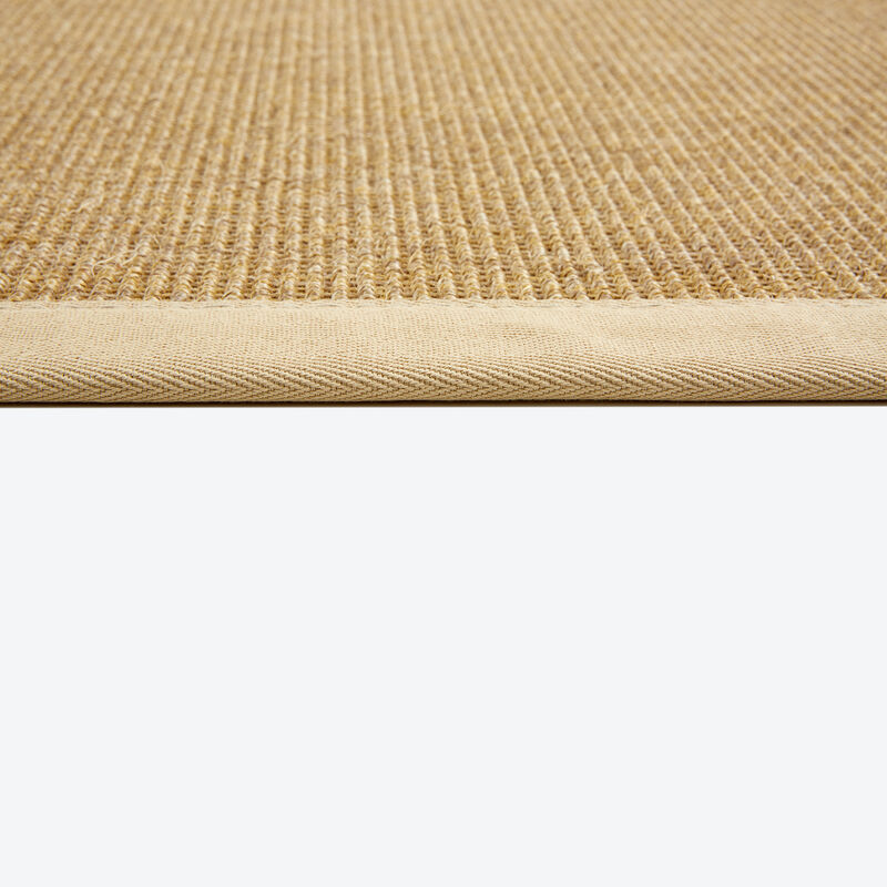 Unifarbener Teppich aus robusten Sisalfasern Bild 4