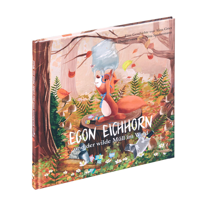 Kinderbuch: Egon Eichhorn und der wilde Müll im Wald Bild 3