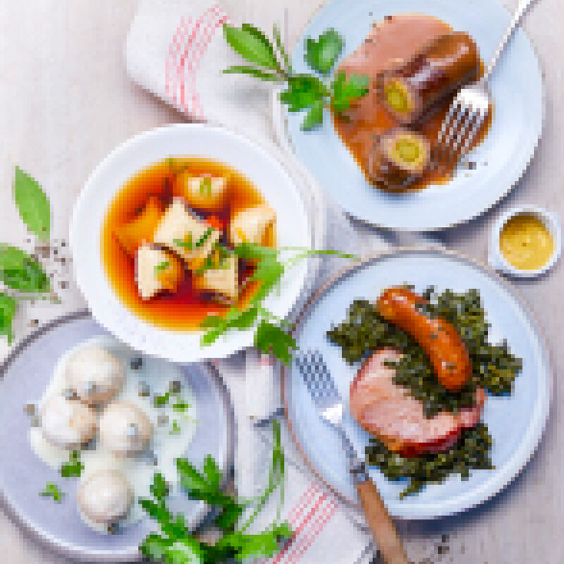 Klassische feine deutsche Küche: Grünkohl mit Mettwurst minutenschnell zubereiten, Fertiggericht, schnell & einfach zubereitet,  Bild 3