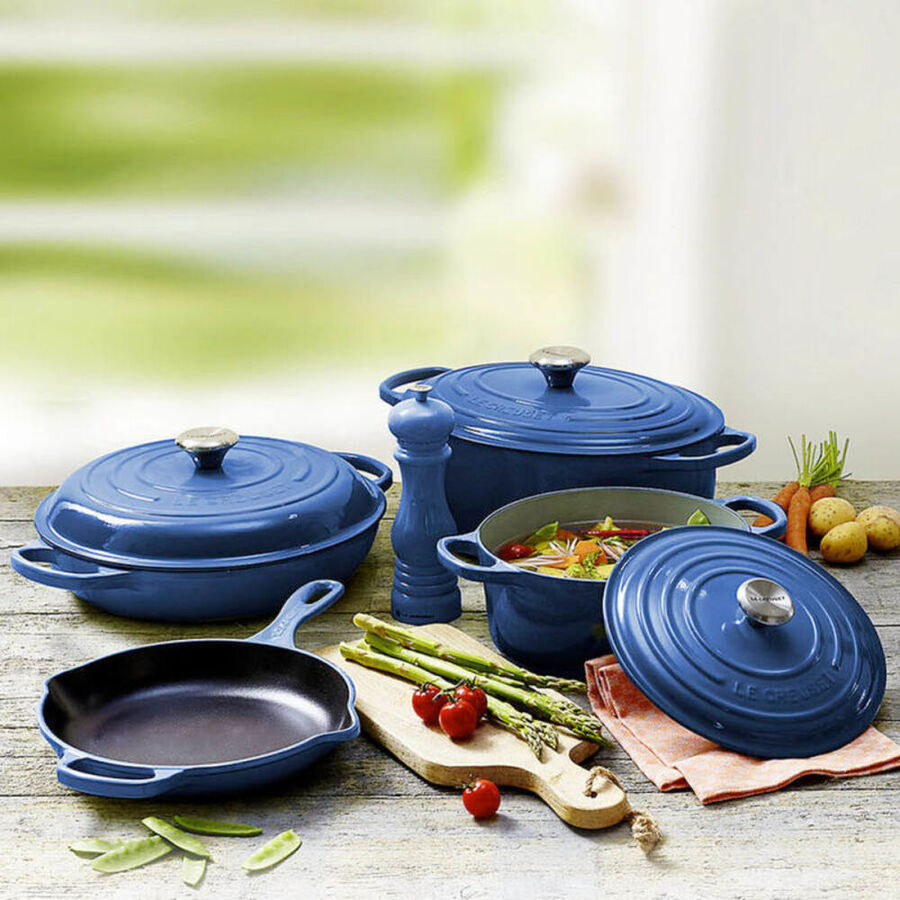 4 teiliges topfset von le creuset mit gratis pfeffermuhle hagen grote shop