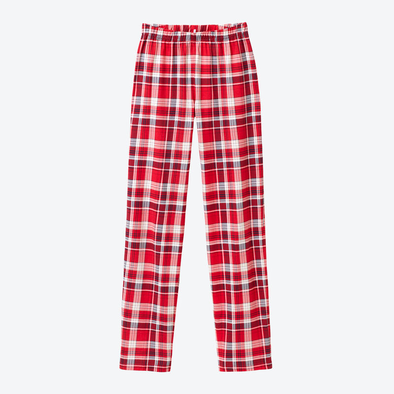 Weicher Baumwoll-Pyjama mit klassischem Karomuster, Nachtwsche, Nachthemd, Schlafbekleidung, Loungewear, Schlafanzug Bild 3