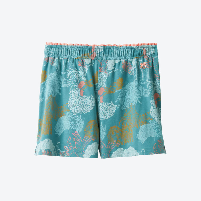 Modische Mix & Match Damen-Shorts mit Korallenprint Bild 2