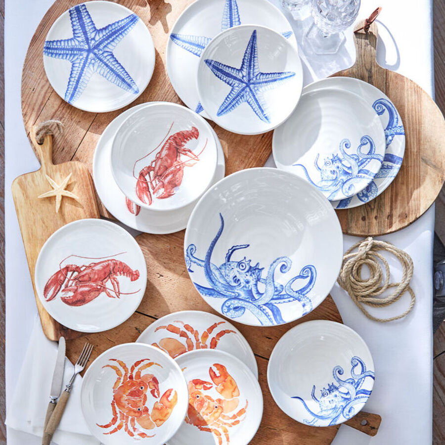 Maritime Salatteller Fur Vorspeisen Fisch Und Delikate Meeresfruchte Hagen Grote Shop