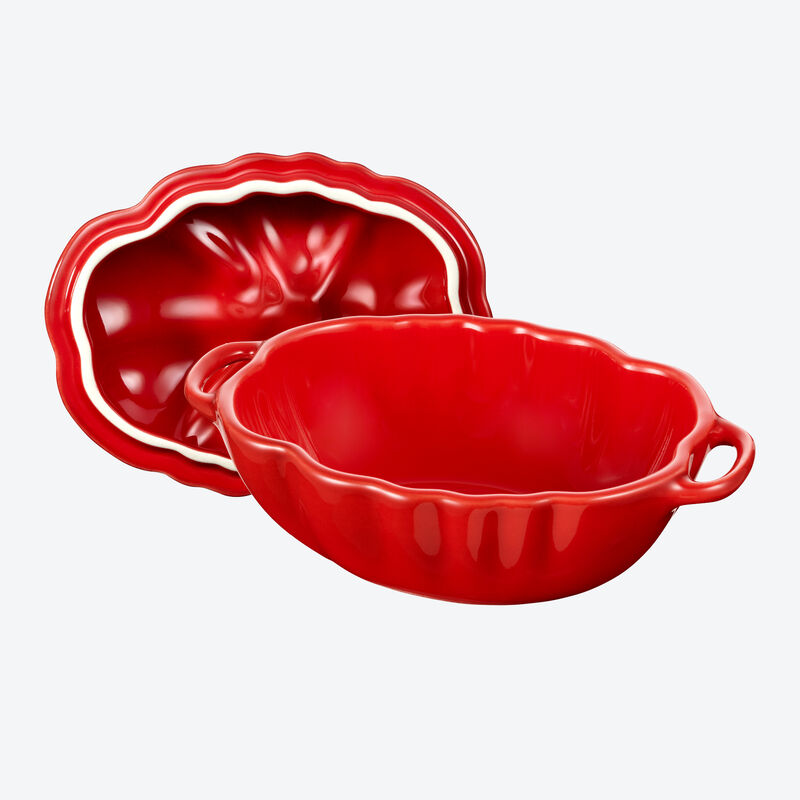 Staub Keramiktopf in dekorativer Tomatenform Bild 4