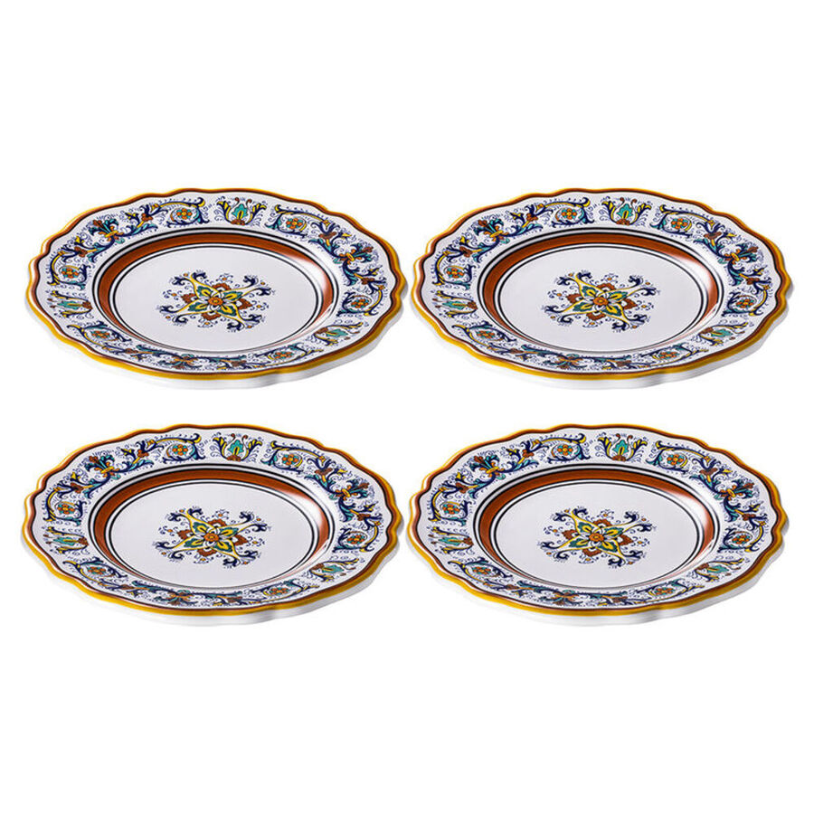 Nova Deruta Salat- und Dessertteller - handverzierte Keramik aus Umbrien Bild 3