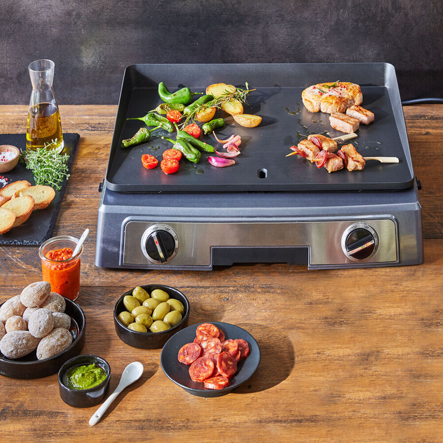 Planchagrill: Auf XL-Grillfeld mit unterschiedlicher Temperatur grillen Bild 5